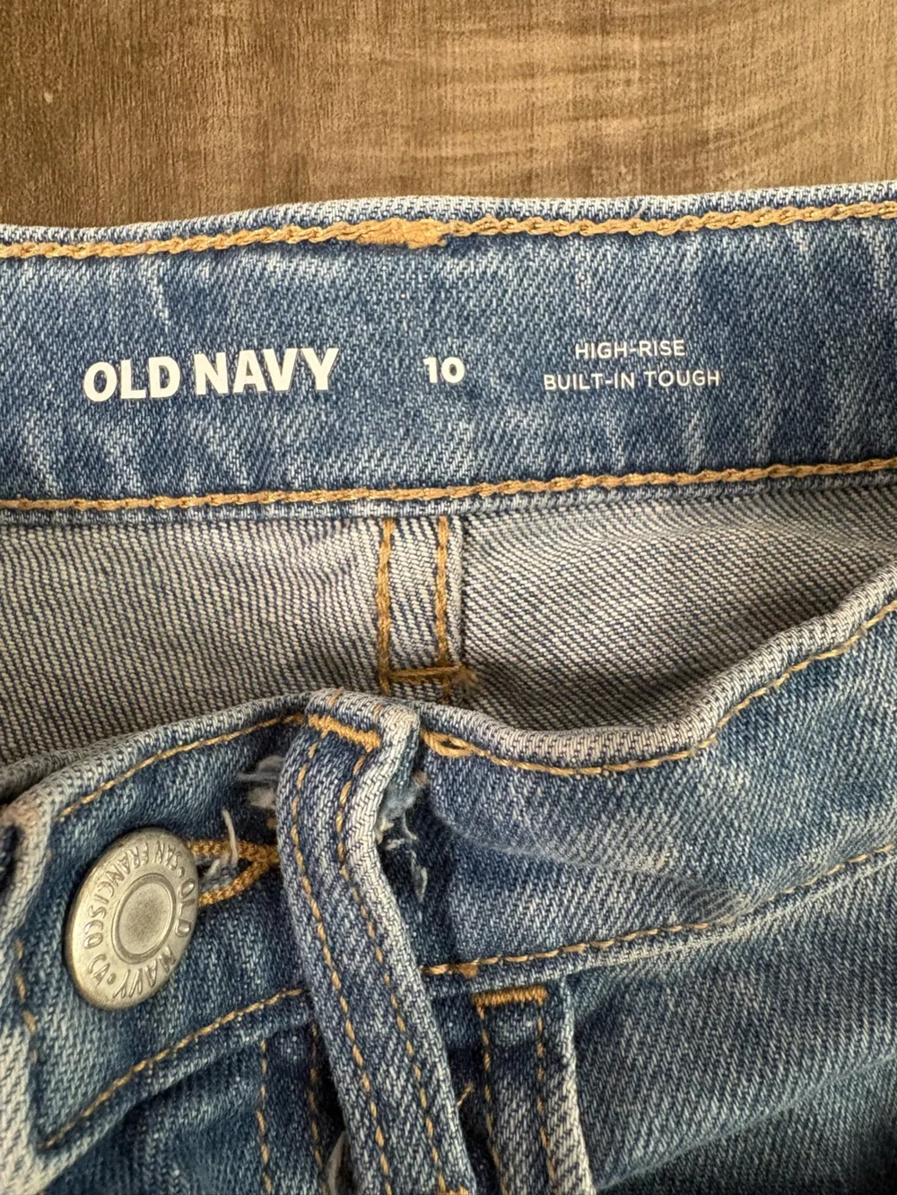 Old Navy Girls’ Light Blue Denim High-Rise Jean Shorts